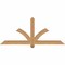 Ekena Millwork Redmond Smooth Timber Gable Bracket, Western Red Cedar, 60"W x 25"H x 3 1/2"D x 3 1/2"F, 10/12 Pitch GBW060X25X0404RED00SWR - alternate 1